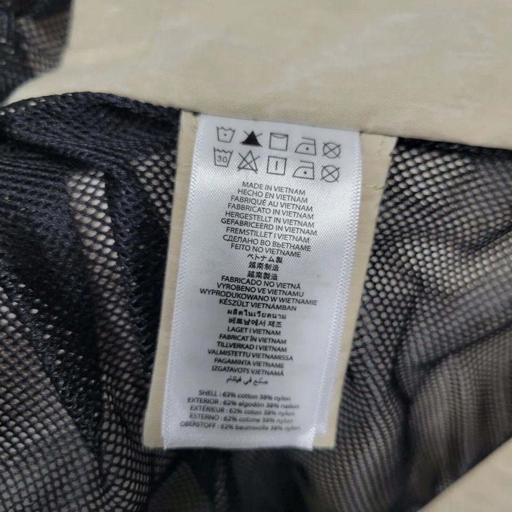 Men's Michael Kors Crinkled Woven Hoodie Cargo Jacket. Size Small. NWT $298